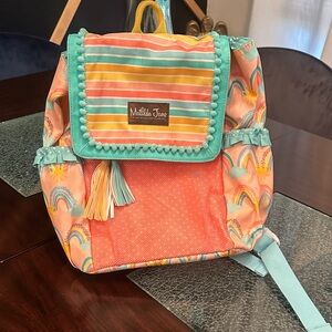 Matilda Jane Rainbow Striped Kids Backpack